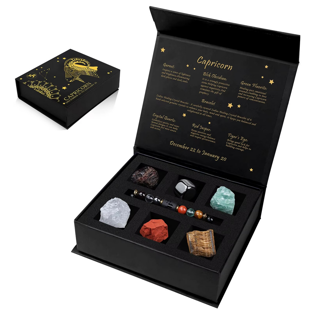 Zodiac Crystal Gift Box + Bracelet