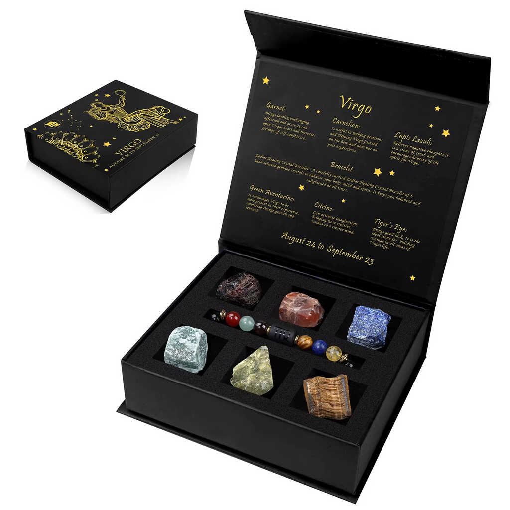 Zodiac Crystal Gift Box + Bracelet