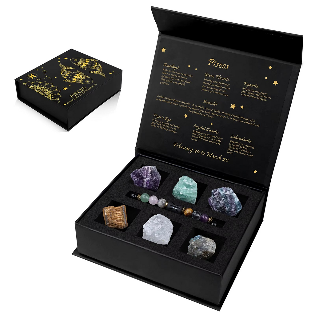Zodiac Crystal Gift Box + Bracelet
